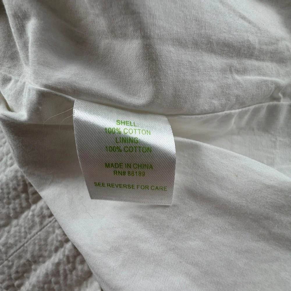 Lilly Pulitzer White Seersucker Strapless Bow Dress Womens size 2 Ruffle‎ 0182 - Picture 7 of 7